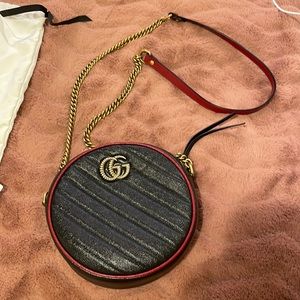 Gucci round crossbody bag